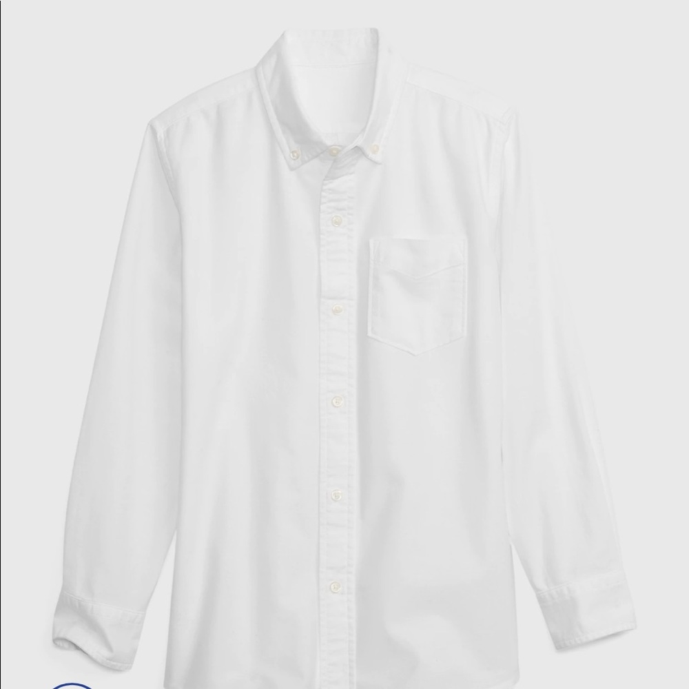 Gap Kids Organic Cotton Uniform Oxford Shirt